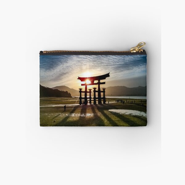 Item preview, Itsukushima The Great Torii Gate Shrine at Sunset  designed and sold by Wild Afterglow.