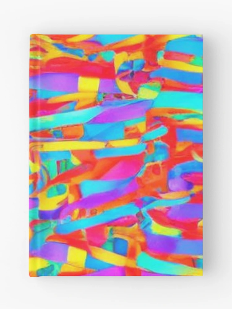 Thumbnail 1 of 3, Journal, Abstract Colorful Ribbons Pattern designed and sold by calibrit.