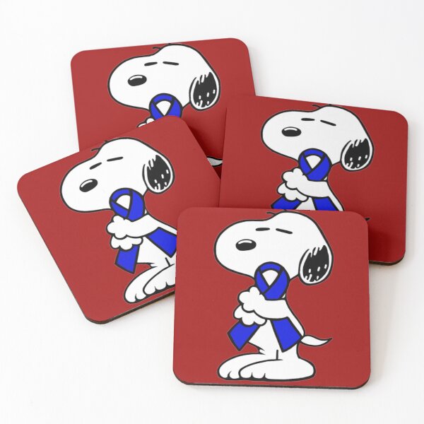Item preview, Dog holding an awareness ribbon ( blue) designed and sold by CaitlynConnor.