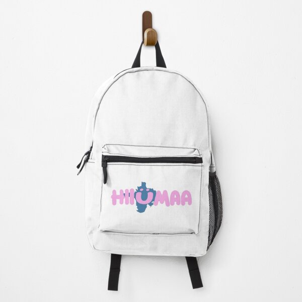 Item preview, Hiiumaa - island with smiley, blue - pink :) designed and sold by rogueravenart.