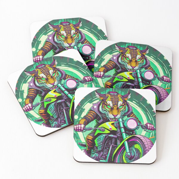 Item preview, A Tiger on a bike designed and sold by BADESIGNZZ.