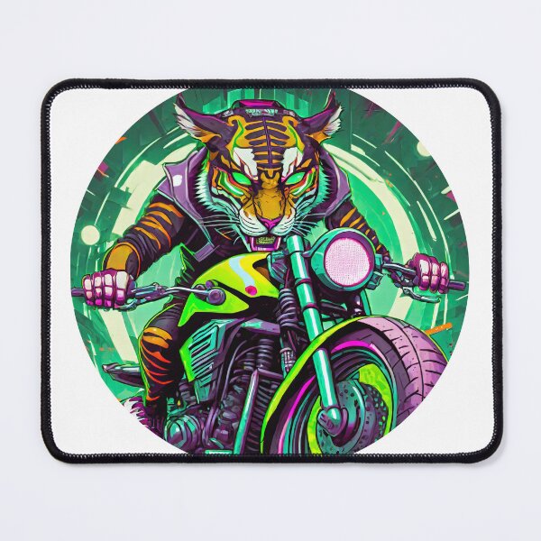 Item preview, A Tiger on a bike designed and sold by BADESIGNZZ.