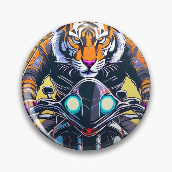 Item preview, Tiger! A Motorcycle! designed and sold by BADESIGNZZ.