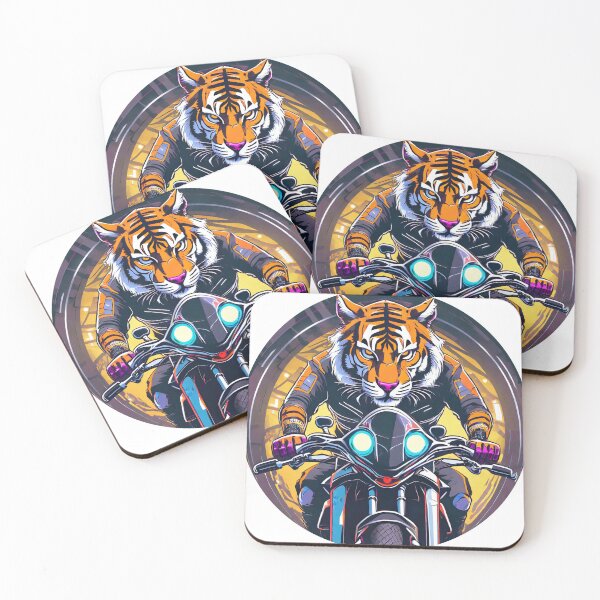 Item preview, Tiger! A Motorcycle! designed and sold by BADESIGNZZ.