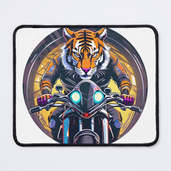 Item preview, Tiger! A Motorcycle! designed and sold by BADESIGNZZ.