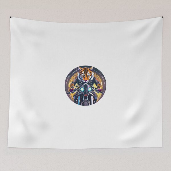 Item preview, Tiger! A Motorcycle! designed and sold by BADESIGNZZ.