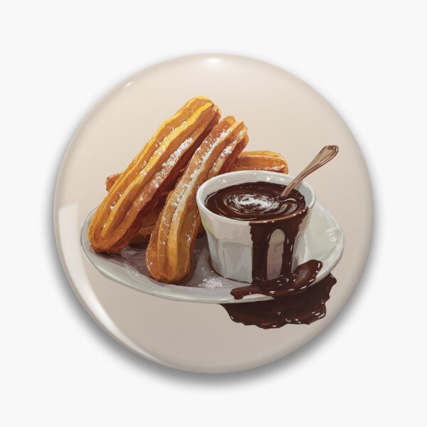 Item preview, Churros With Chocolate Dipping Sauce designed and sold by Alicia Chee.