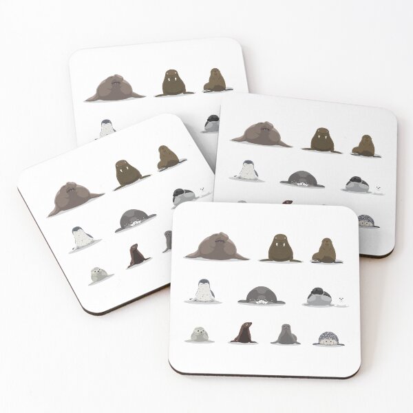 Item preview, Pinniped Seal Walrus Sea Lion Sitting Set designed and sold by SUPERHERON.