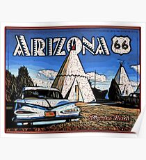 Wigwam Motel Route 66 Poster