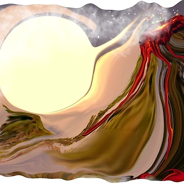 Artwork thumbnail, Volcano Island by Shells Designs