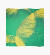 Green Leaf Spring Pattern Scarf