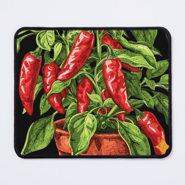 Item preview, Chili lover hot design with a chili plant, chili fruits and japanese text japanese Typography  designed and sold by Dahlann.