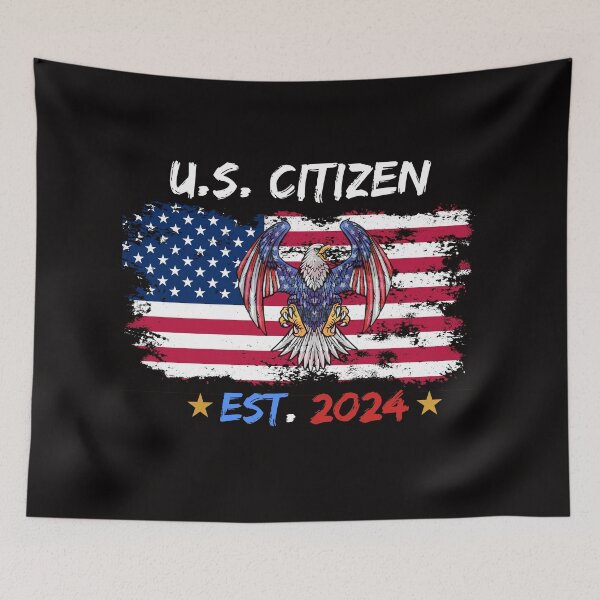 Item preview, Us Citizen Est 2024 designed and sold by UMIARTS ⭐⭐⭐⭐⭐.