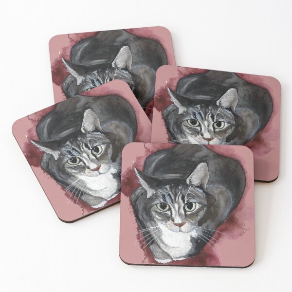 Item preview, Grey Tabby Gaze designed and sold by neuroticowl.