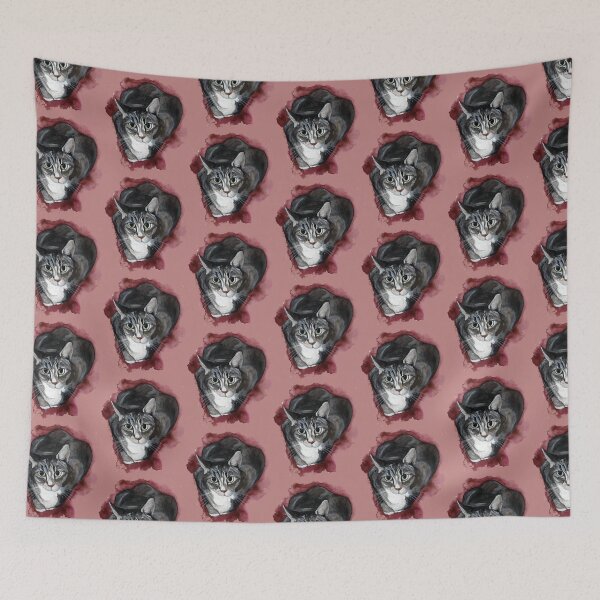 Item preview, Grey Tabby Gaze designed and sold by neuroticowl.