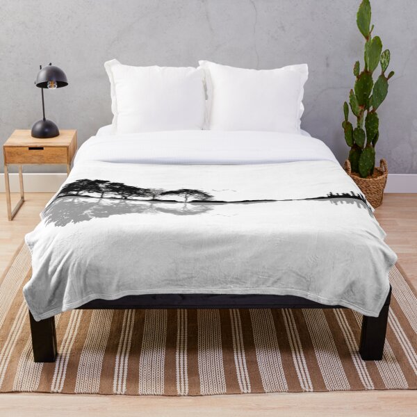 Nature Guitar Throw Blanket