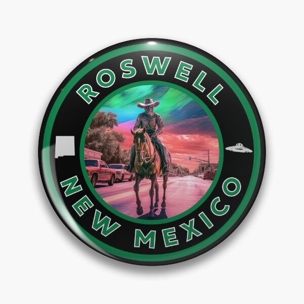 Item preview, Roswell New Mexico Alien Cowboy designed and sold by MojaveTradePost.