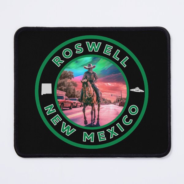 Item preview, Roswell New Mexico Alien Cowboy designed and sold by MojaveTradePost.