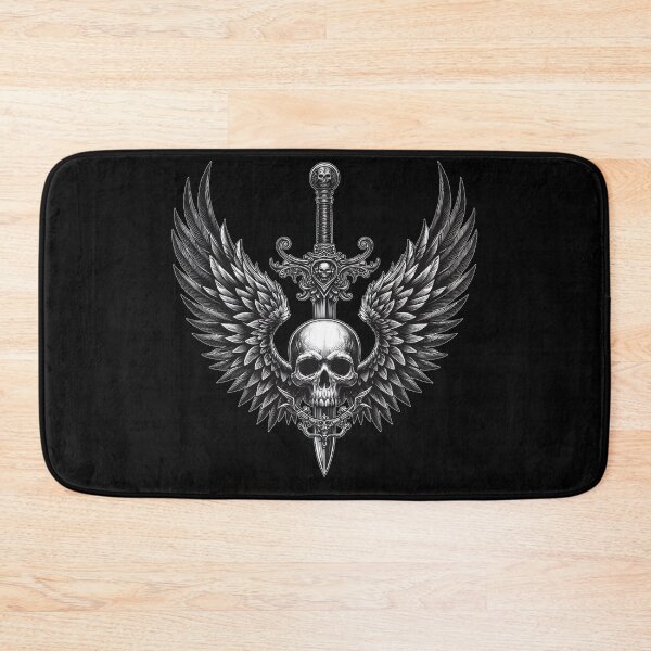 Item preview, Minimalist Dark Gothic: Winged Sword by Gothic designed and sold by DarkAmbient.