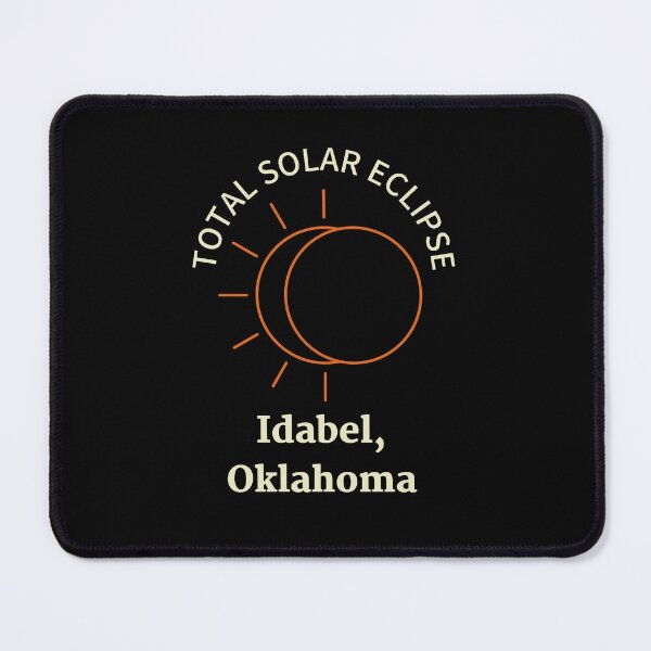 Item preview, Total Solar Eclipse Idabel Oklahoma April 8th 2024 designed and sold by MimsTees.