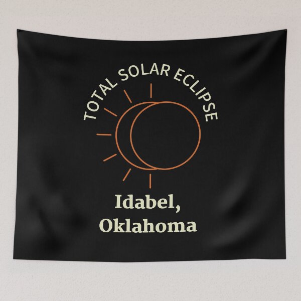 Item preview, Total Solar Eclipse Idabel Oklahoma April 8th 2024 designed and sold by MimsTees.