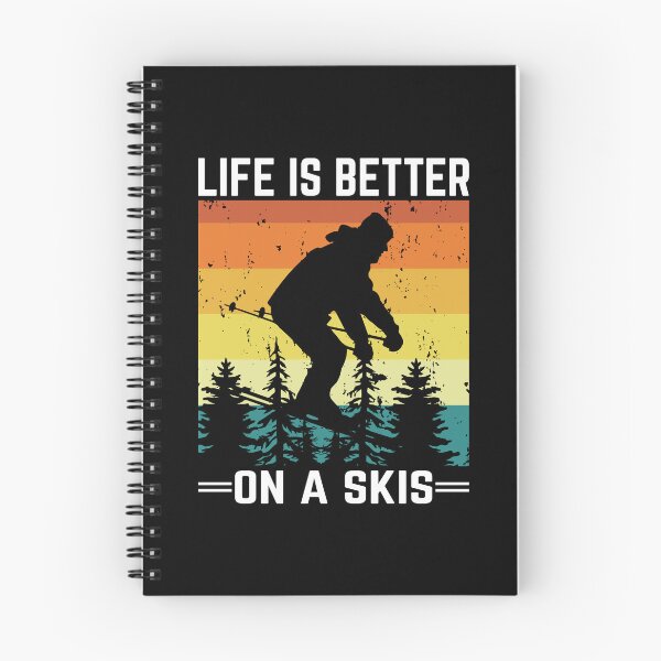 Item preview, Life Is Better On A Skis Retro Vintage  designed and sold by Smix Pixels.