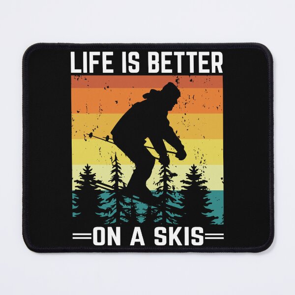 Item preview, Life Is Better On A Skis Retro Vintage designed and sold by Smix Pixels.
