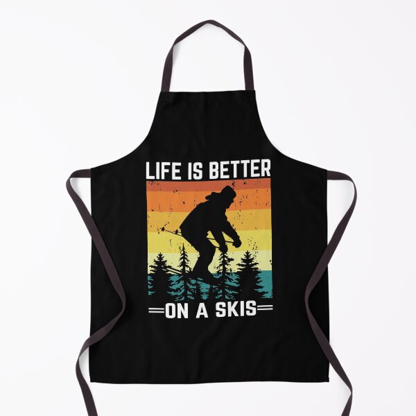 Item preview, Life Is Better On A Skis Retro Vintage designed and sold by Smix Pixels.