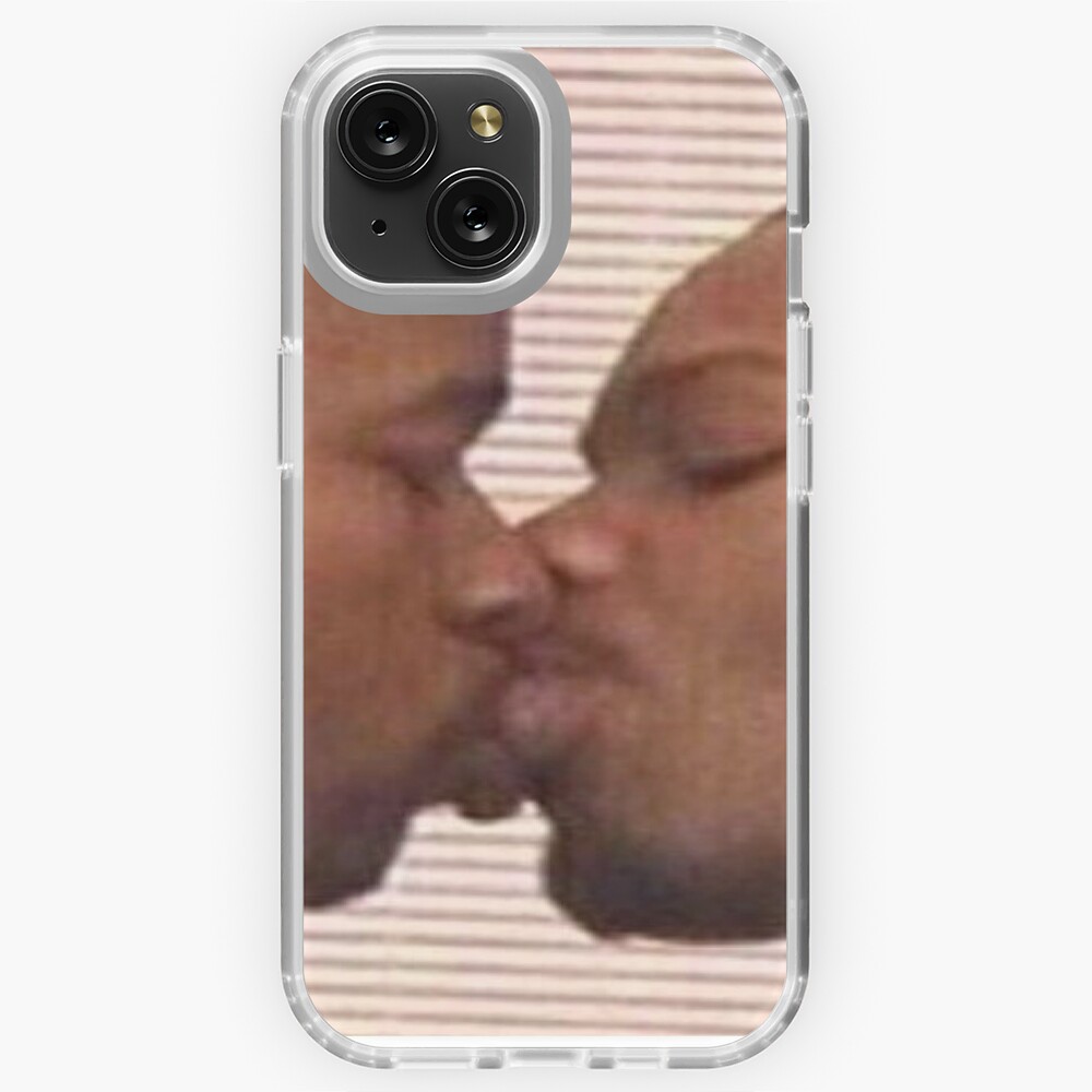 2 black guys kissing