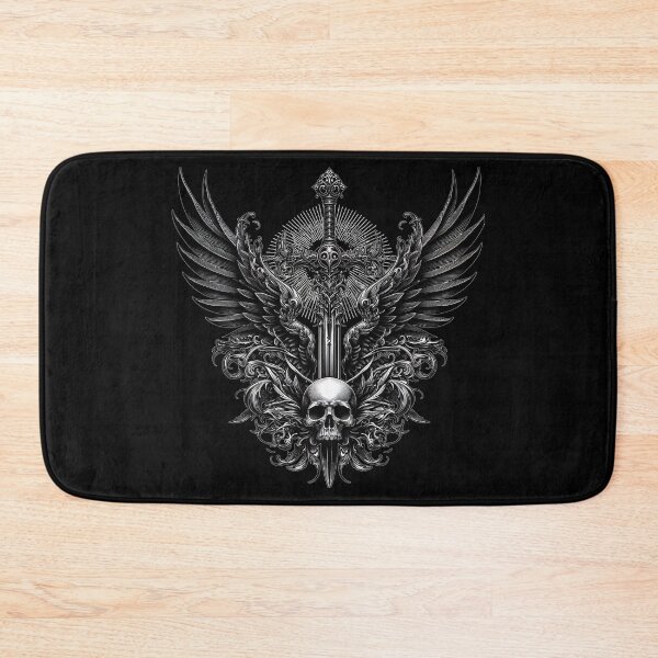 Item preview, Minimalist Dark Gothic: Winged Sword by Gothic designed and sold by DarkAmbient.