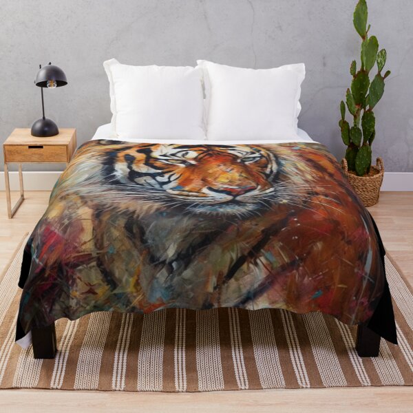 Item preview, Wildlife Artwork Abstract Art Bengal Tiger Animals Oil Painting A299 designed and sold by MPCFICTION.