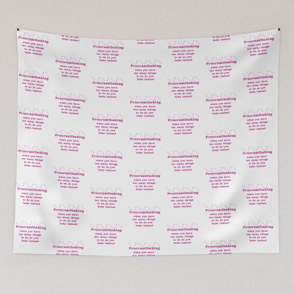 Item preview, Procrastibaking Pink Definition designed and sold by oliviajean30.