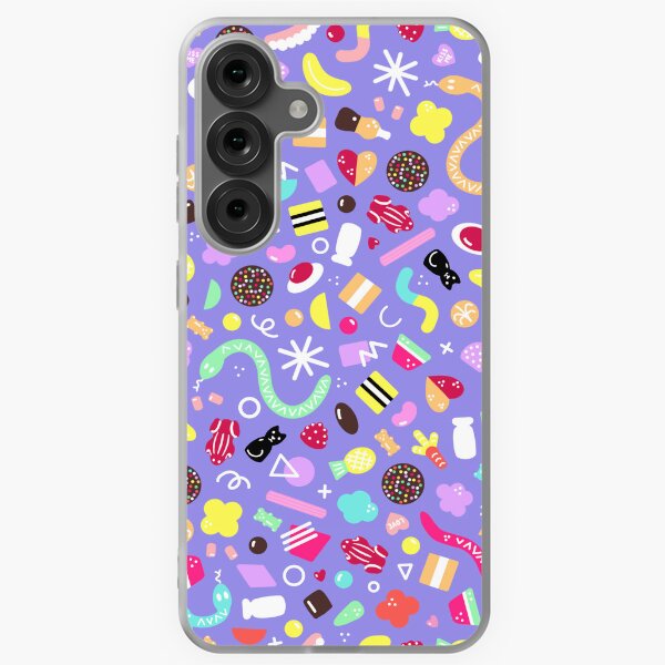 Milk Bar Mixed Lollies Memphis | Purple Samsung Galaxy Soft Case