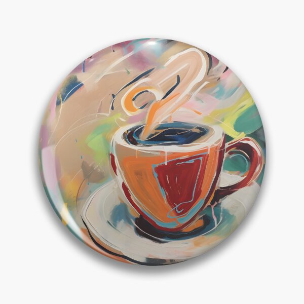 Item preview, Pulsating Beans Abstract Expressionism, Cubism, and Pop Art- Exploring the Energetic Palette of Coffee Culture designed and sold by OlfactoART Studio.