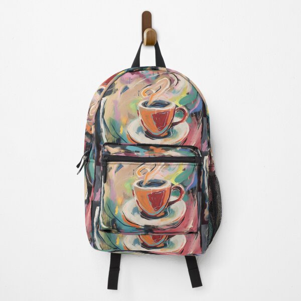 Item preview, Pulsating Beans Abstract Expressionism, Cubism, and Pop Art- Exploring the Energetic Palette of Coffee Culture designed and sold by OlfactoART Studio.