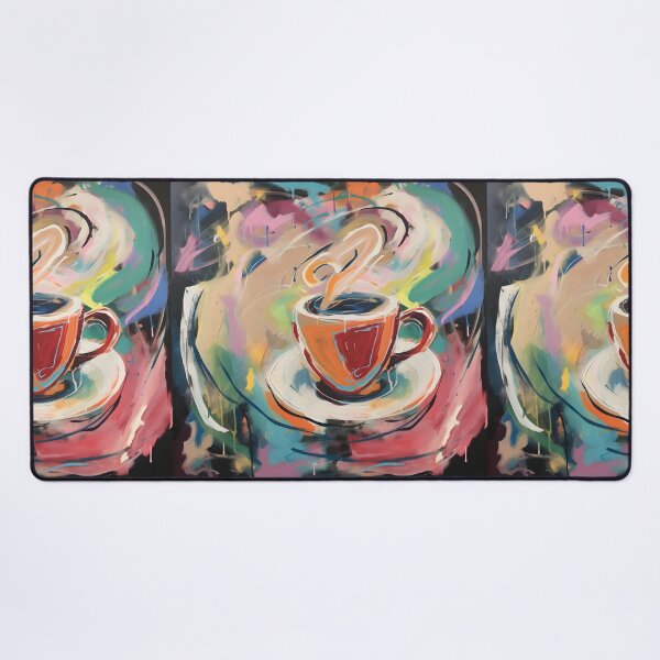 Item preview, Pulsating Beans Abstract Expressionism, Cubism, and Pop Art- Exploring the Energetic Palette of Coffee Culture designed and sold by OlfactoART Studio.