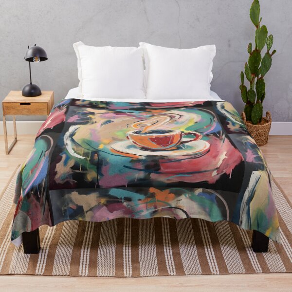Item preview, Pulsating Beans Abstract Expressionism, Cubism, and Pop Art- Exploring the Energetic Palette of Coffee Culture designed and sold by OlfactoART Studio.