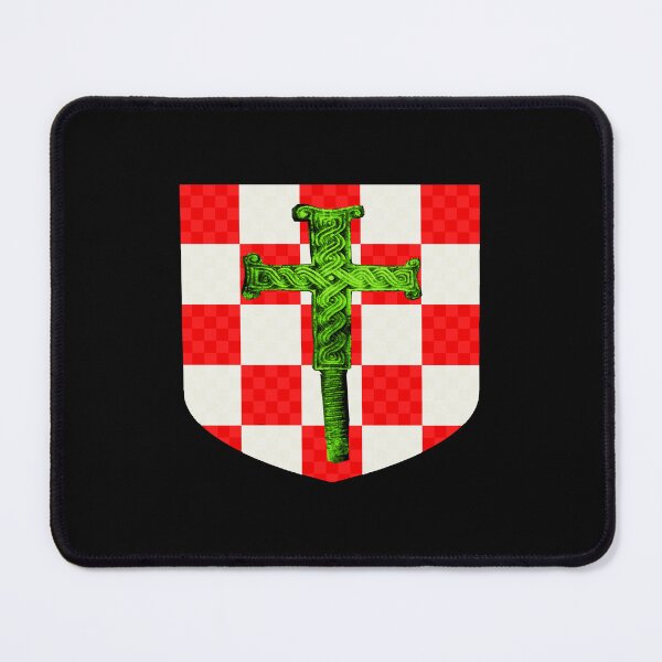 Item preview, Croatian Crest with Viseslav Symbol Hrvatski Grb designed and sold by Velered Designs ⚜️.
