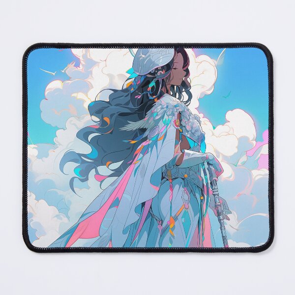 Item preview, Celestial Fantasy Sky Warrior Anime Girl designed and sold by bubblegoth.