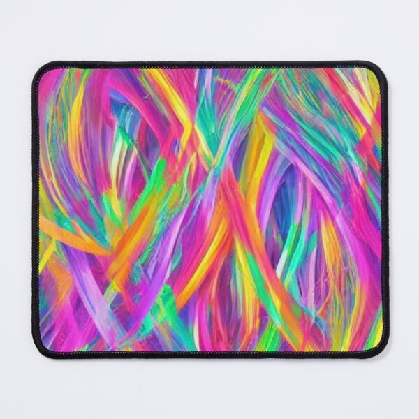 Item preview, Abstract Colorful Neon Streamers Pattern designed and sold by calibrit.