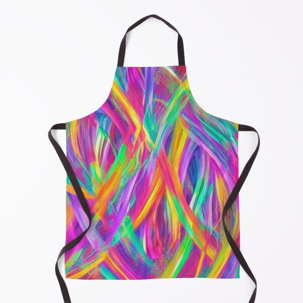 Item preview, Abstract Colorful Neon Streamers Pattern designed and sold by calibrit.
