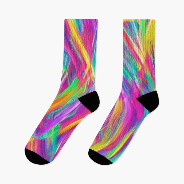 Item preview, Abstract Colorful Neon Streamers Pattern designed and sold by calibrit.