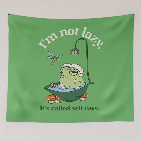 Item preview, Self Care Frog designed and sold by hunnydoll.