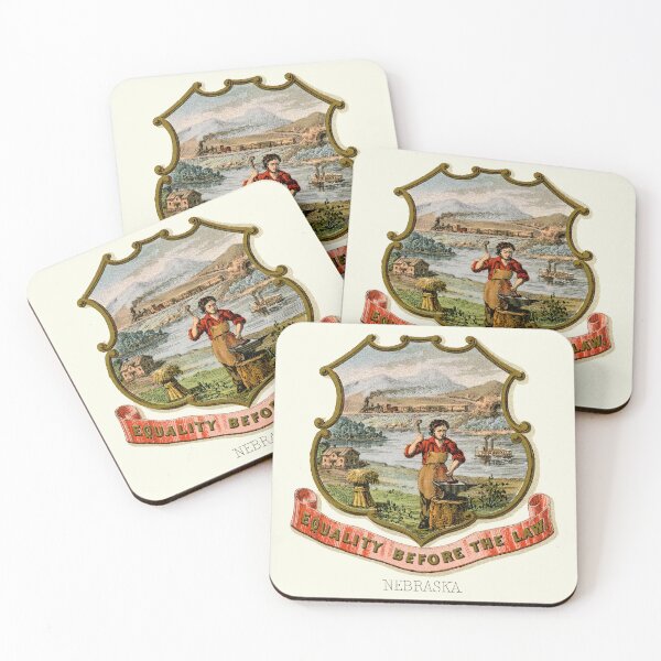 Item preview,  1876 Nebraska Coat of Arms designed and sold by historicimage.