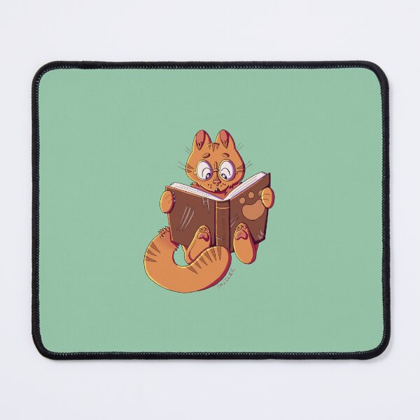 Item preview, Reading Orange Tabby Cat designed and sold by skybluekitty.