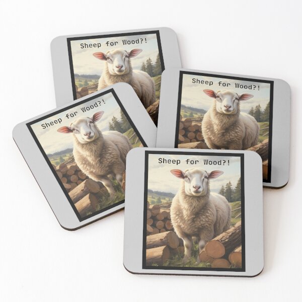 Item preview, Sheep for Wood?! designed and sold by designedright.
