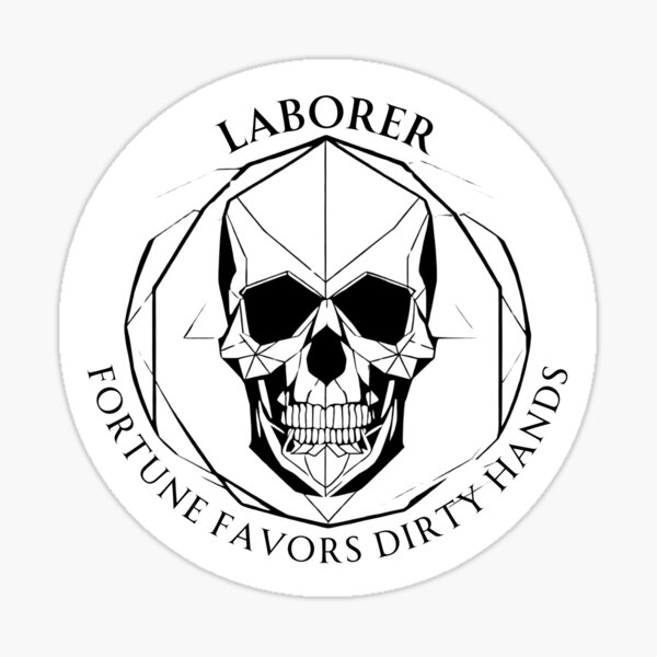 Dirty Hands Clean Money Working Class Blue Collar Sticker for Sale by  D4mon