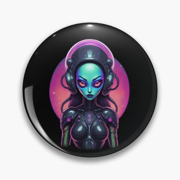 Artikelvorschau, Sexy Alien-Mädchen, Raumanzug, blaue Haut entworfen und verkauft von Burn-Ego.