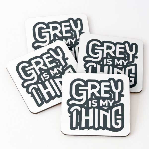 Item preview, Grey Is My Thing version 2 designed and sold by WarFX Designs.