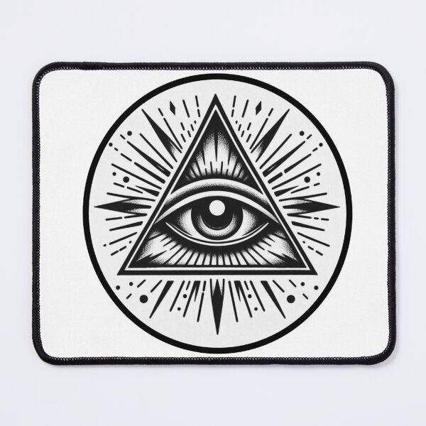 Item preview, All Seeing Eye Flash Tattoo Art Design designed and sold by BrianSaysDesign.
